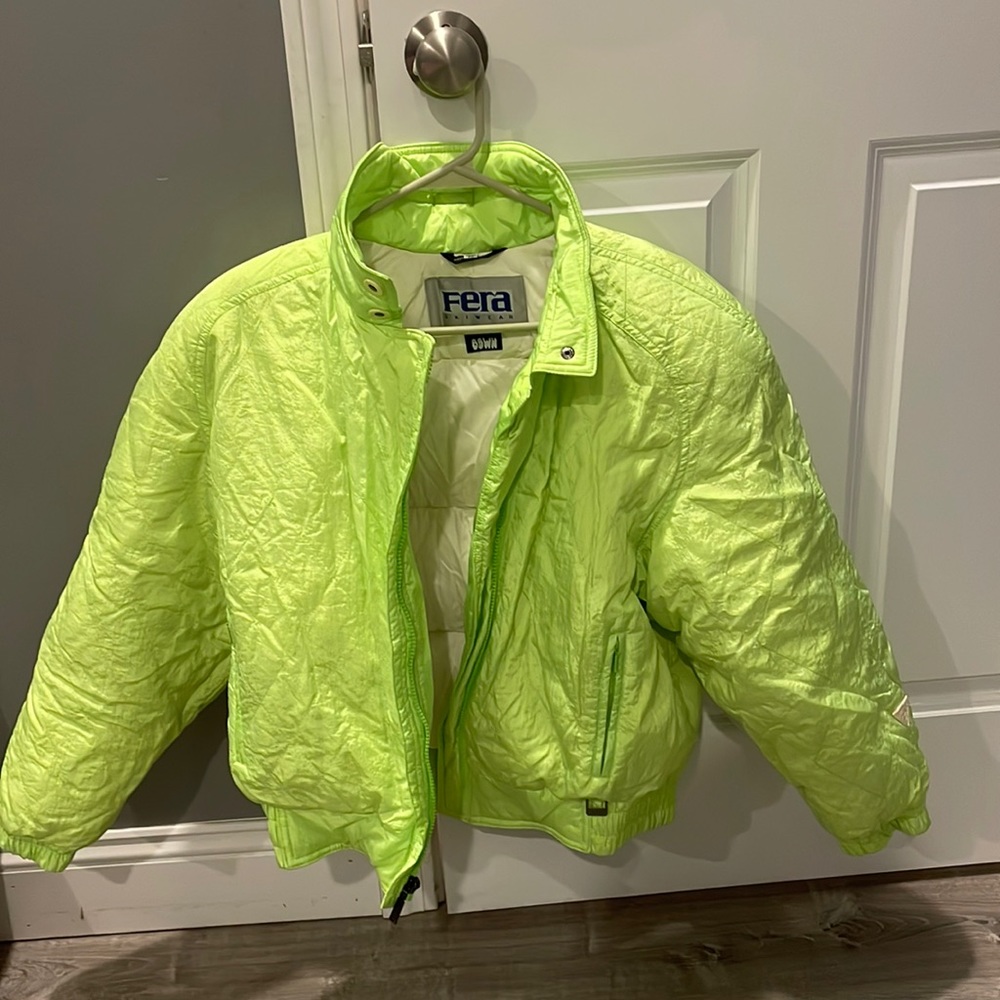 Oversized vintage ski jacket